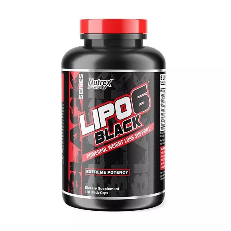 Жироспалювач Nutrex Research Lipo-6 Black WLS Maximum Potency, 120 рідких капсул